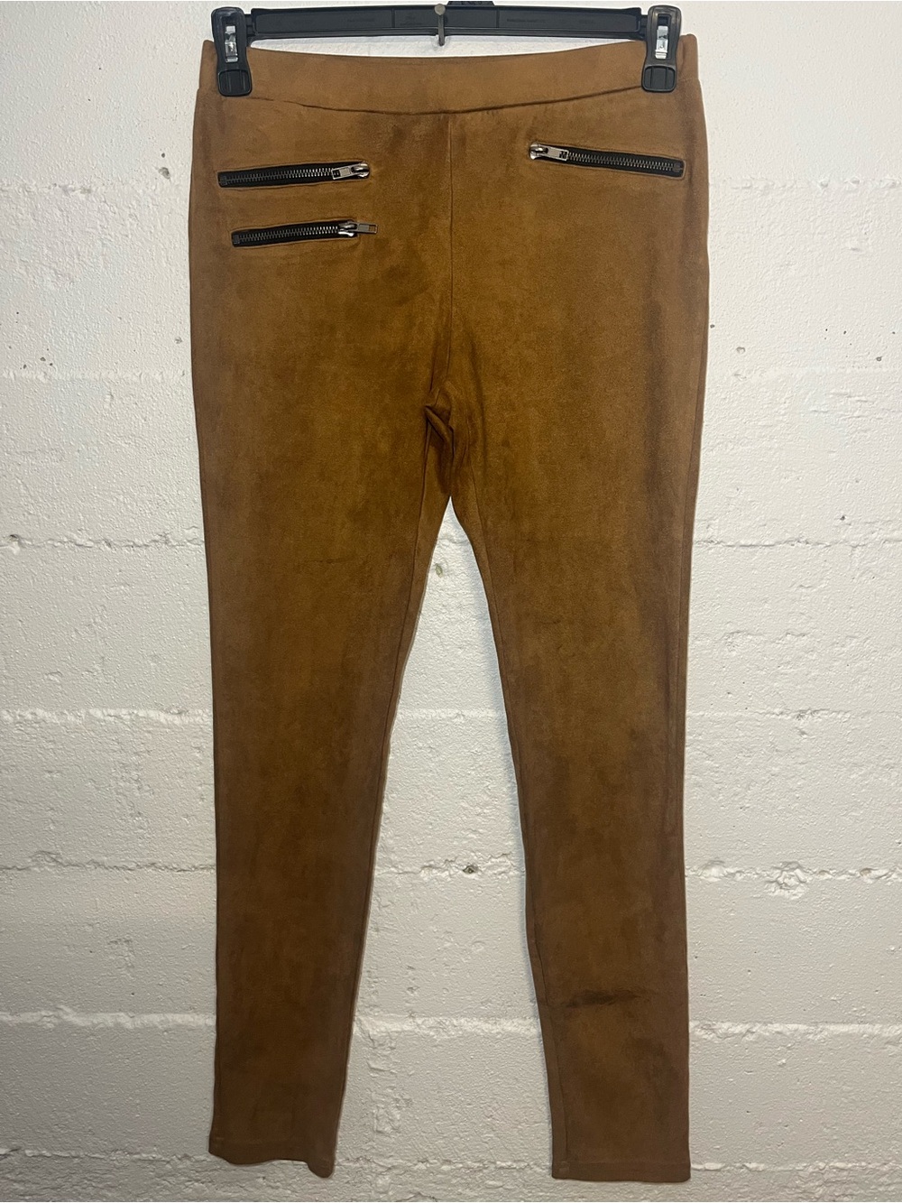 Sugarlips Brown Corduroy Men’s Pants with Zip Pocket Accents